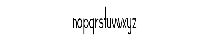 Spinster-ExtracondensedRegular Font LOWERCASE