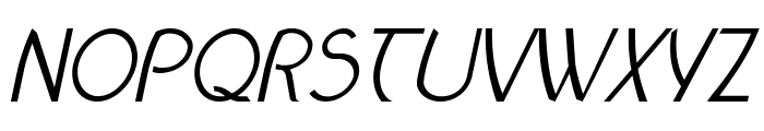 Spinster-Italic Font UPPERCASE