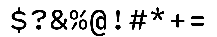 Spot Mono Regular Font OTHER CHARS