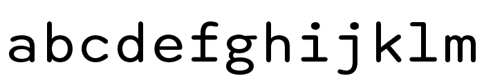 Spot Mono Regular Font LOWERCASE