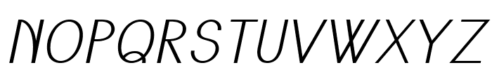 Springdale-BoldItalic Font UPPERCASE