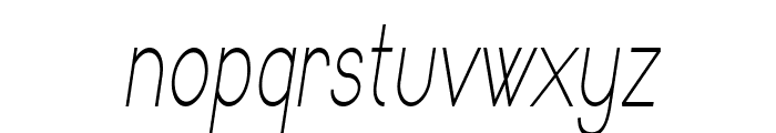 Springdale-CondensedItalic Font LOWERCASE