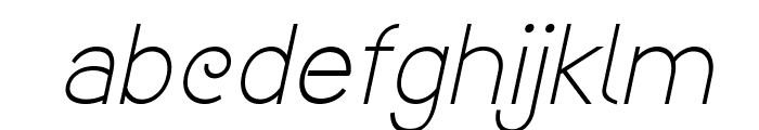 Springdale-Italic Font LOWERCASE