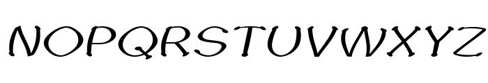 Sputz-BoldItalic Font UPPERCASE