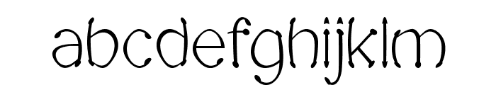 Sputz-CondensedRegular Font LOWERCASE