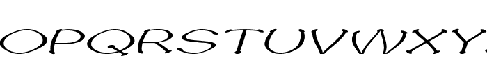 Sputz-ExtraexpandedItalic Font UPPERCASE