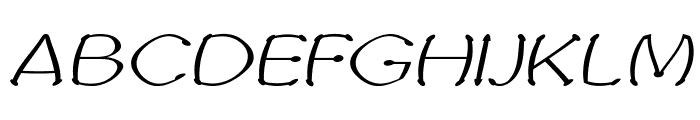 Sputz-Italic Font UPPERCASE