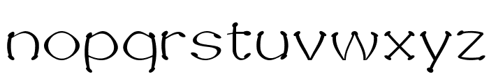 Sputz Font LOWERCASE