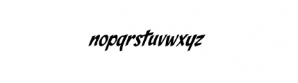 Spillproof Regular Font LOWERCASE