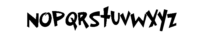 Space Toaster Bold Font LOWERCASE
