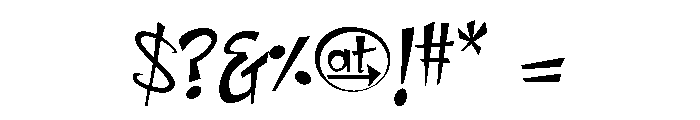 Space Toaster Regular Font OTHER CHARS