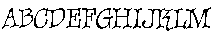Sparrow Regular Font UPPERCASE