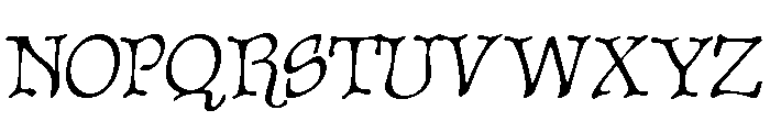 Sparrow Regular Font UPPERCASE