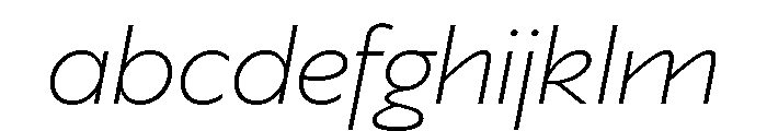 Spectators Headline Extra Light Italic Font UPPERCASE