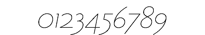Spectators Headline Thin Italic Font OTHER CHARS