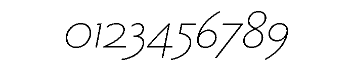 Spectators Headline Ultra Light Italic Font OTHER CHARS