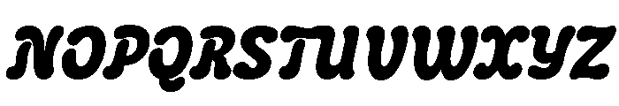 Spellbound Regular Italic Font UPPERCASE