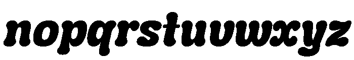 Spellbound Regular Italic Font LOWERCASE