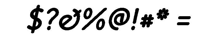 Speyside Bold Italic Font OTHER CHARS