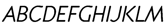 Speyside Regular Italic Font UPPERCASE