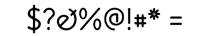 Speyside Regular Font OTHER CHARS