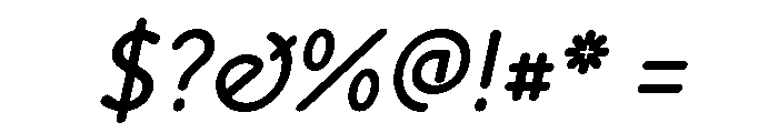 Speyside Semi Bold Italic Font OTHER CHARS