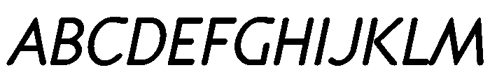 Speyside Semi Bold Italic Font UPPERCASE