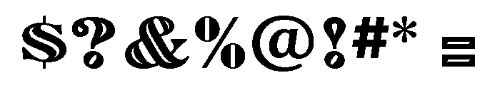 Sphinx Inline Font OTHER CHARS