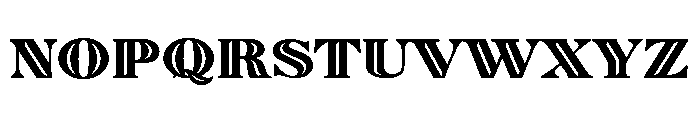Sphinx Inline Font UPPERCASE