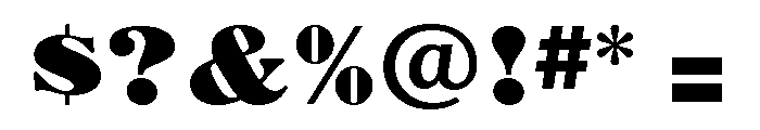 Sphinx Solid Font OTHER CHARS