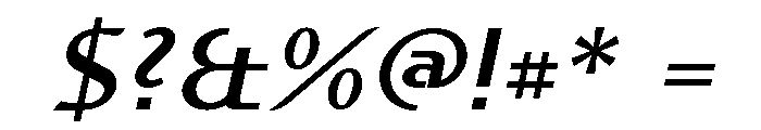 Spiggie Bold Italic Font OTHER CHARS