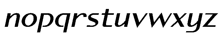 Spiggie Bold Italic Font LOWERCASE