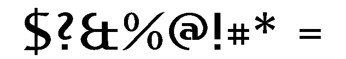 Spiggie Bold Font OTHER CHARS