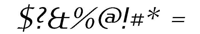 Spiggie Regular Italic Font OTHER CHARS