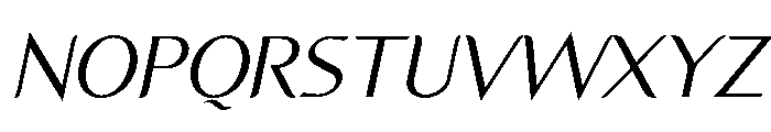 Spiggie Regular Italic Font UPPERCASE