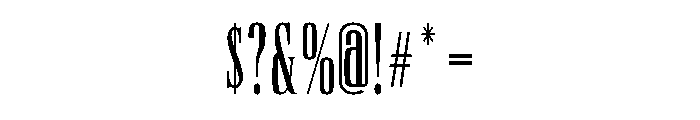 Spire Regular Font OTHER CHARS