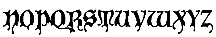 Spooky Regular Font UPPERCASE