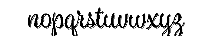 Spumante Regular Plus Shadow Font LOWERCASE