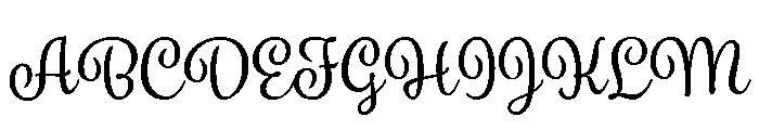 Spumante Regular Font UPPERCASE