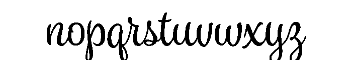 Spumante Regular Font LOWERCASE