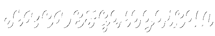 Spumante Shadow Font UPPERCASE