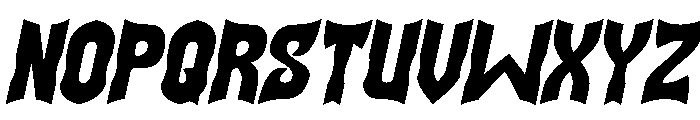 SQUADRON Bold Italic Font UPPERCASE