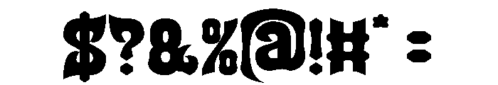 SQUADRON Bold Font OTHER CHARS