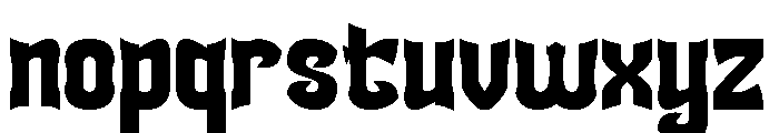 SQUADRON Bold Font LOWERCASE