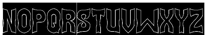 SQUADRON-Hollow-Inverse Font UPPERCASE