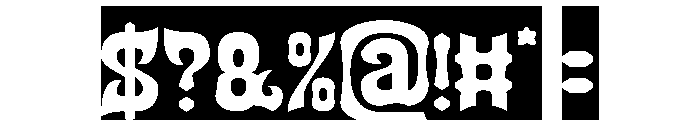 SQUADRON-Inverse Font OTHER CHARS