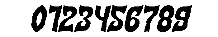 SQUADRON Italic Font OTHER CHARS