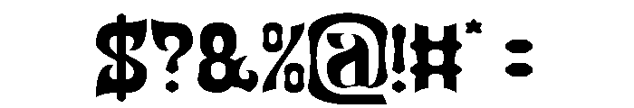 SQUADRON-Light Font OTHER CHARS
