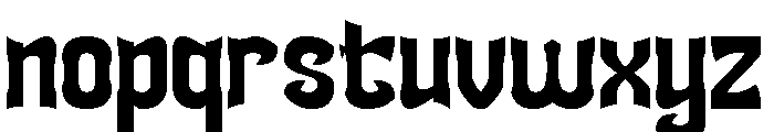 SQUADRON Font LOWERCASE
