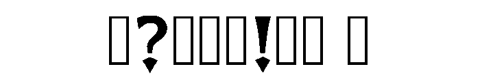 Squa Regular Font OTHER CHARS